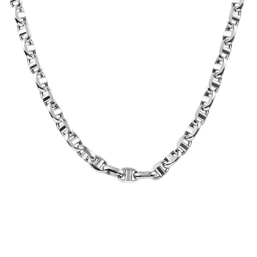 Collana in oro bianco 18 Kt maglia marina 10661-750-850