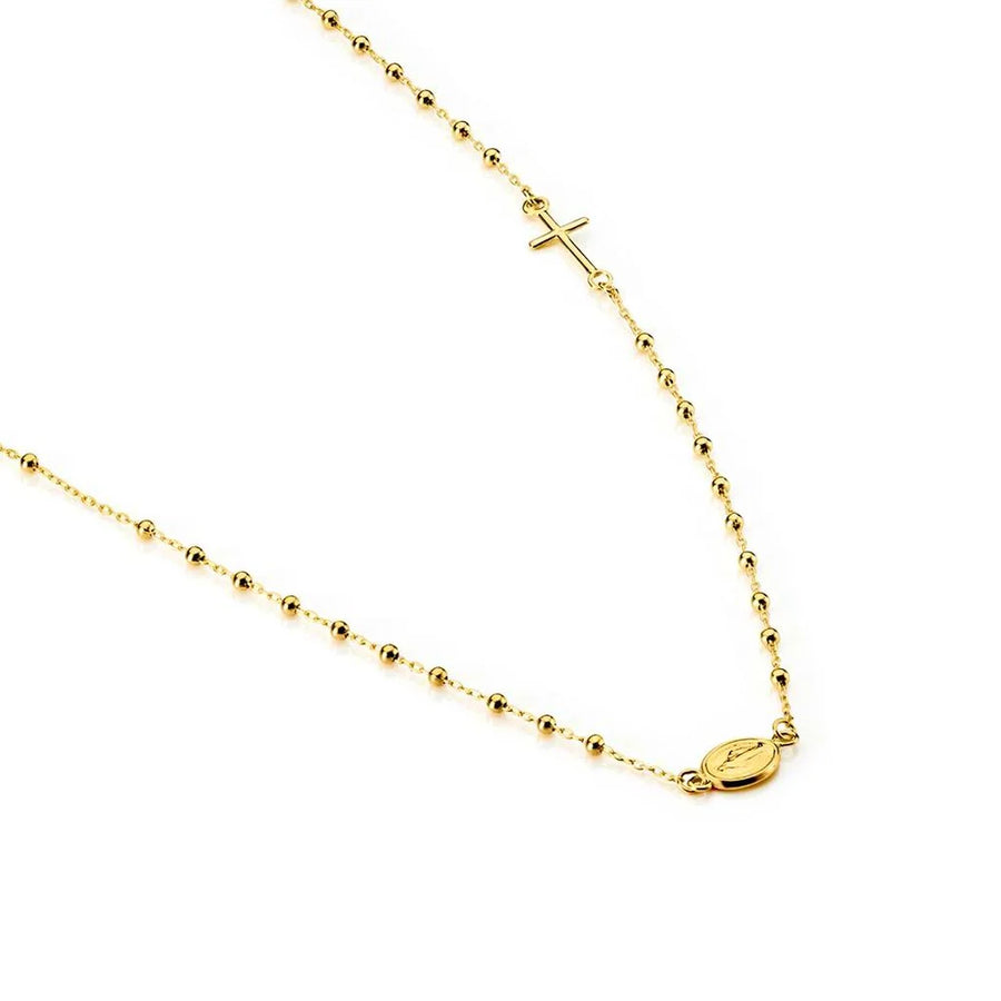 Collana in oro giallo 18 Kt Rosario 50 cm 10823-600-296
