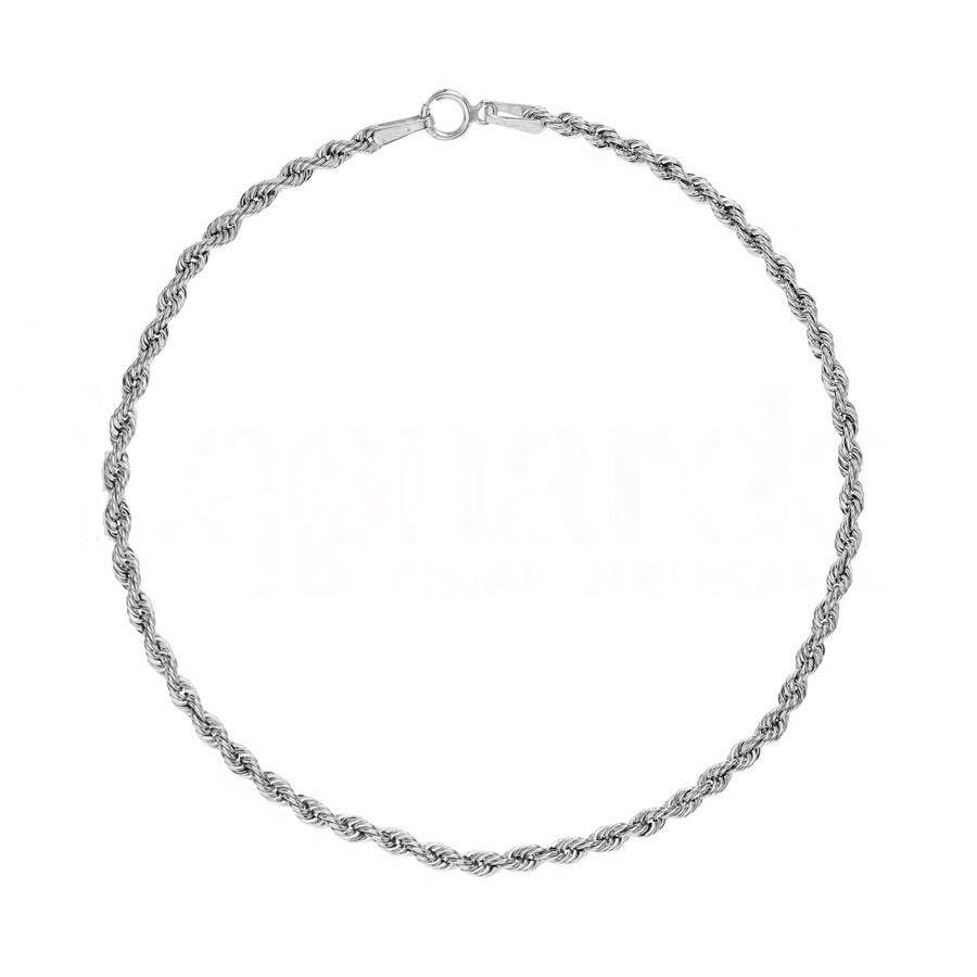 Bracciale in oro bianco 18 Kt Corda 10875-500-095