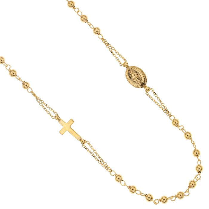Collana donna Rosario in oro giallo 50 Cm 11091-500-840