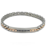 Bracciale uomo Boccadamo Man in acciaio ABR639R
