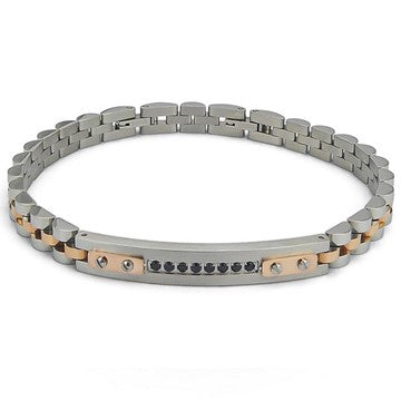 Bracciale uomo Boccadamo Man in acciaio ABR639R