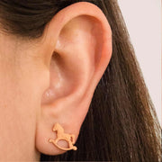 Orecchini donna Rue des Mille in argento Lobo Cavallo