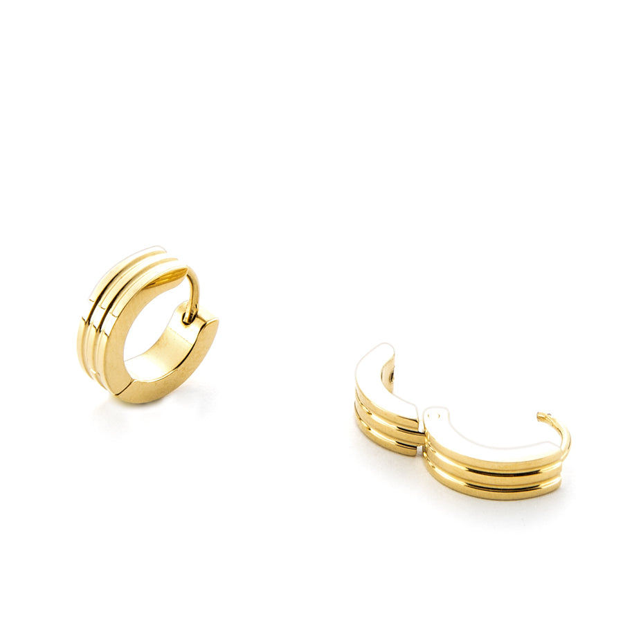 Orecchini uomo 4US Cesare Paciotti CERCHIO PVD ORO 4UOR6253