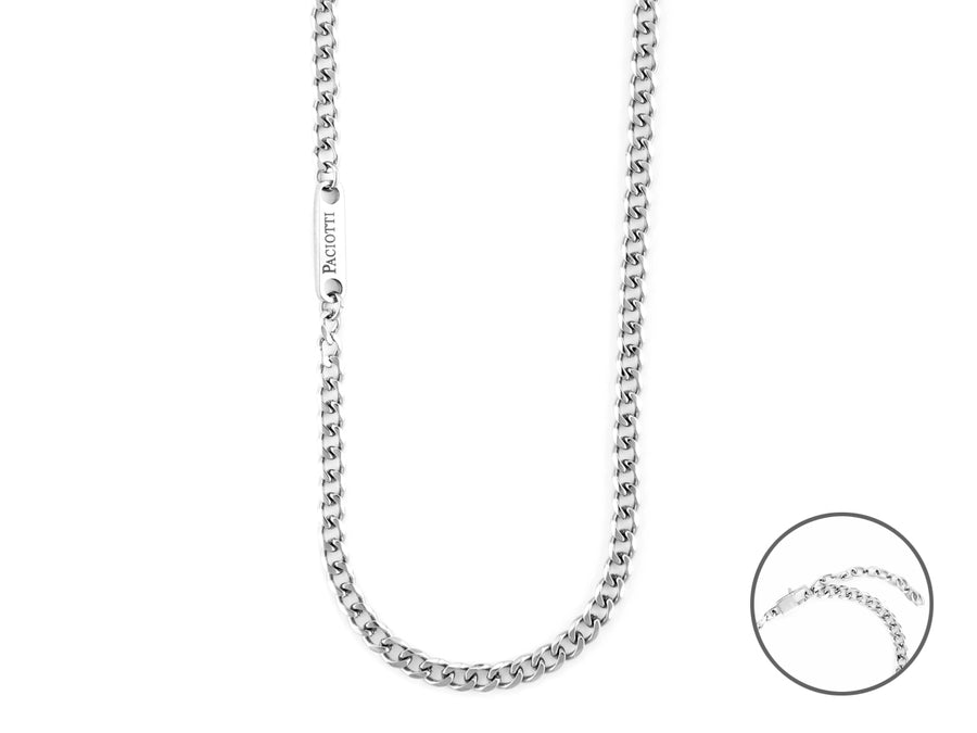 Collana uomo 4US Cesare Paciotti STEEL CATENA GRUMETTA 4UCL6139
