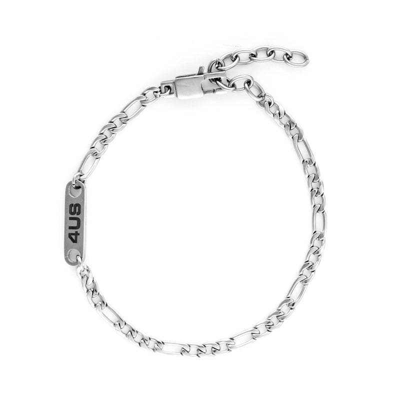 Bracciale uomo 4US Cesare Paciotti STEEL CATENA 3+1 4UBR6138