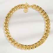 Collana donna UNOAERRE catena grumette in bronzo dorato 1710