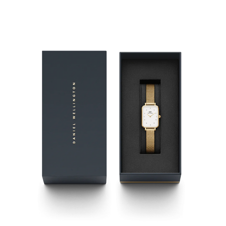 Orologio donna Daniel Wellington QUADRO LUMINE PRESSED EVERGOLD DW00100599