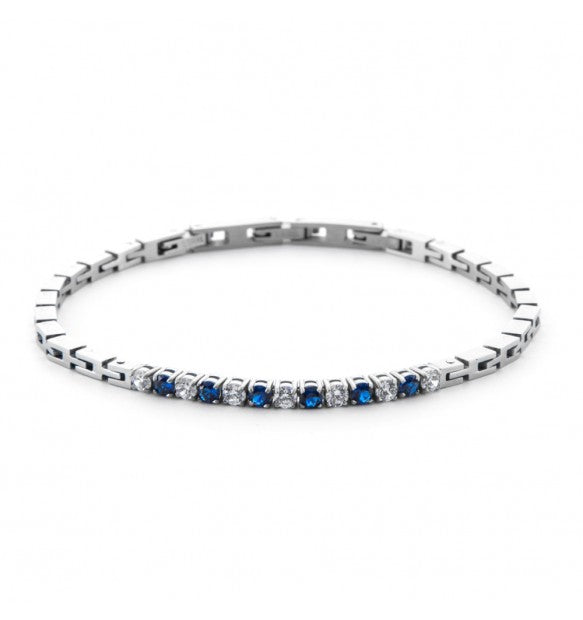 Bracciale uomo 4Us Cesare Paciotti Tennis in acciaio 4UBR6981