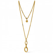 Collana donna Unoaerre in bronzo dorato 1894