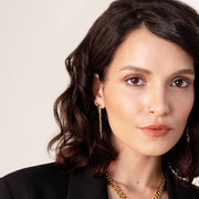 Orecchini donna Unoaerre lunghi Piramidi 2128