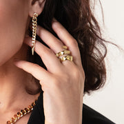 Orecchini donna Unoaerre lunghi Piramidi 2128