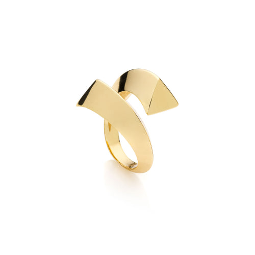 Anello donna Unoaerre contrarié dorato 2230