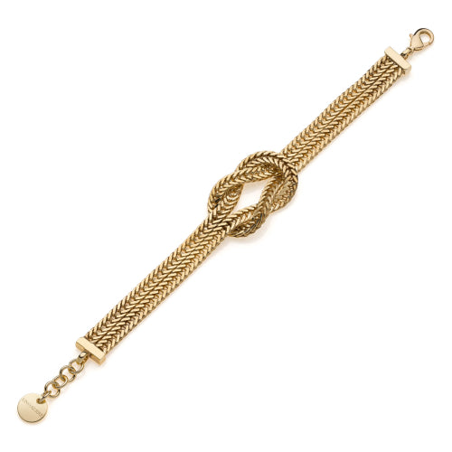 Bracciale donna Unoaerre coda di volpe e nodo 2218