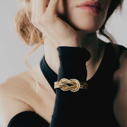 Bracciale donna Unoaerre coda di volpe e nodo 2218