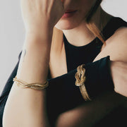 Bracciale donna Unoaerre coda di volpe e nodo 2218