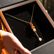 Trollbeads - Collana d'Argento con Perla