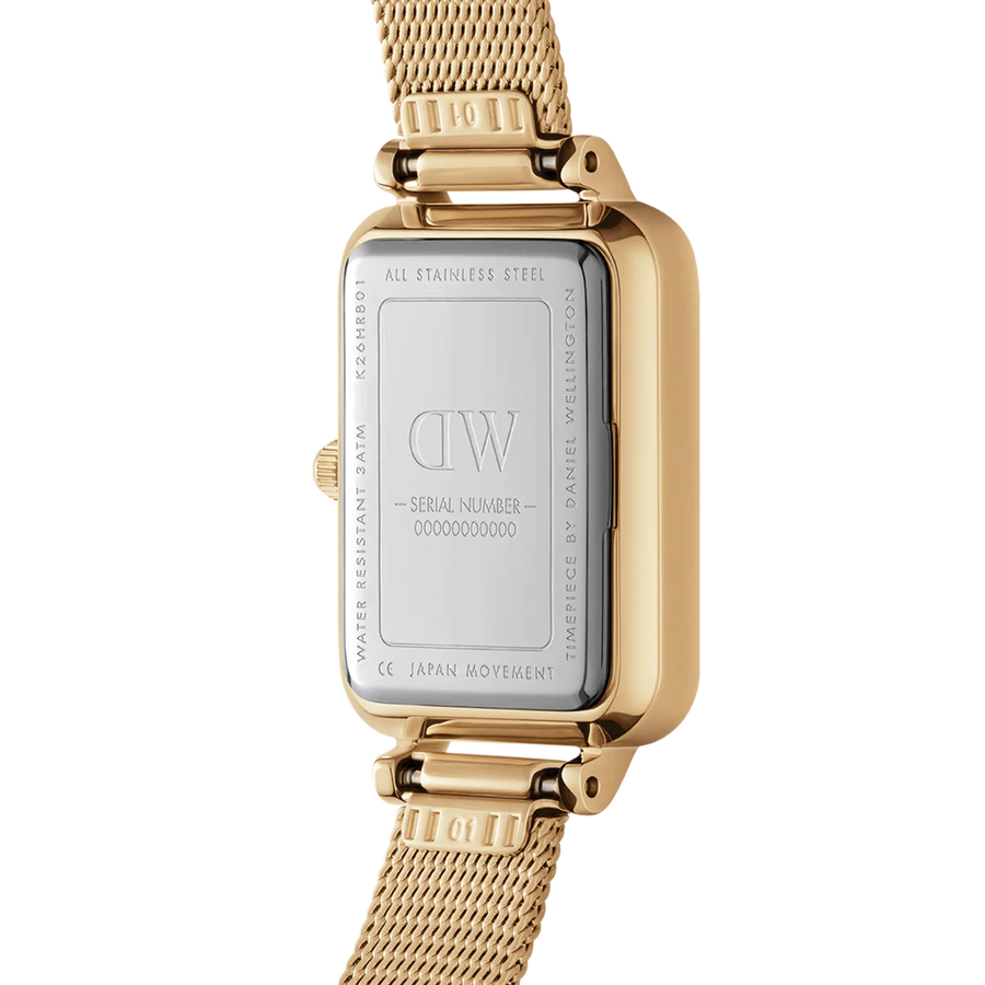 Orologio donna Daniel Wellington QUADRO LUMINE PRESSED EVERGOLD DW00100599