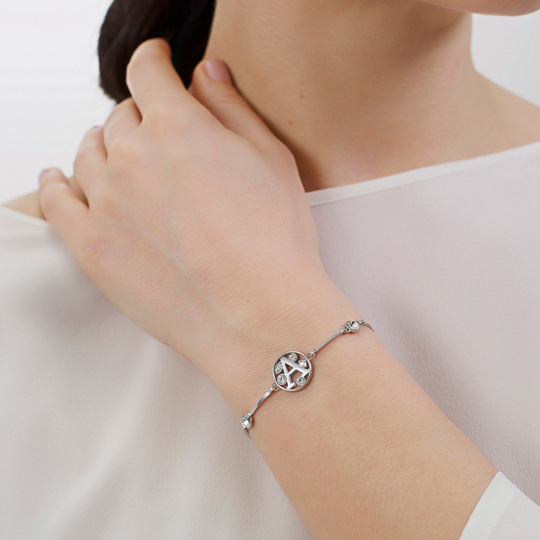 Bracciale donna Brosway Chakra lettera A BHKB049