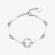 Bracciale donna Brosway in acciaio CHAKRA lettera V BHKB070