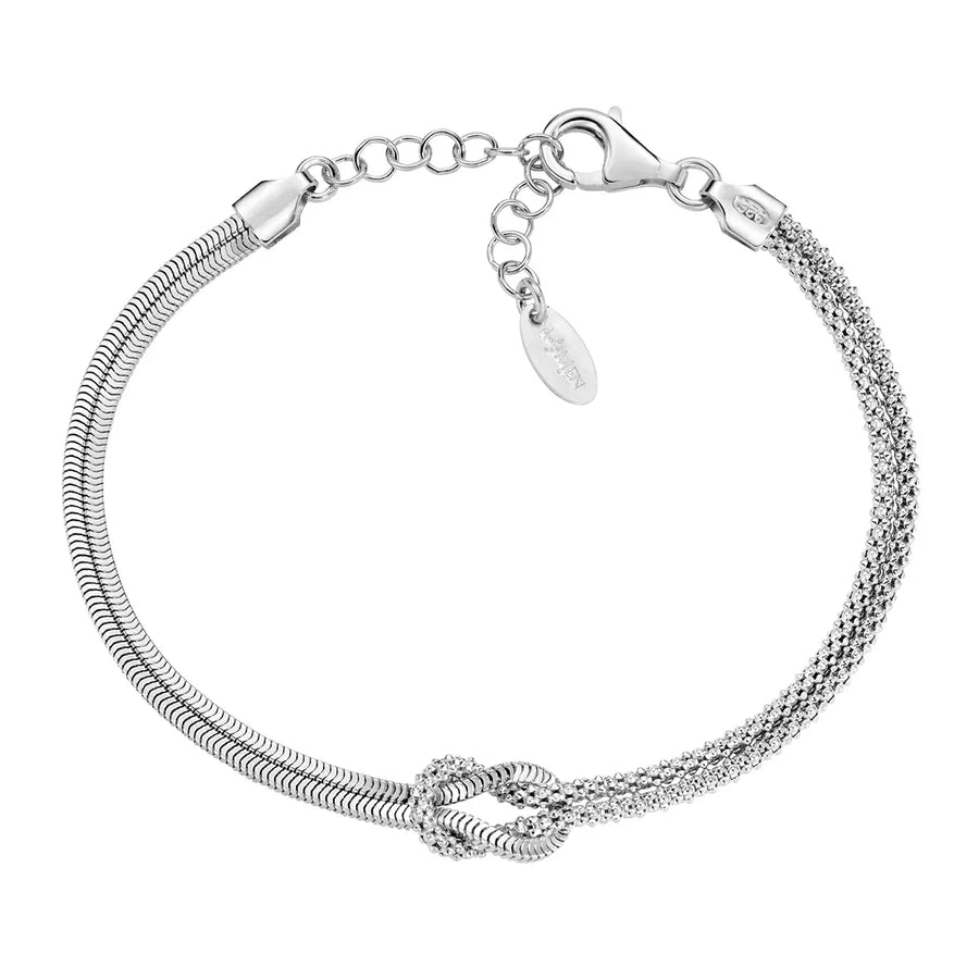 Bracciale donna Amen in Argento 925 Nodo d'Amore BRNOAMBB