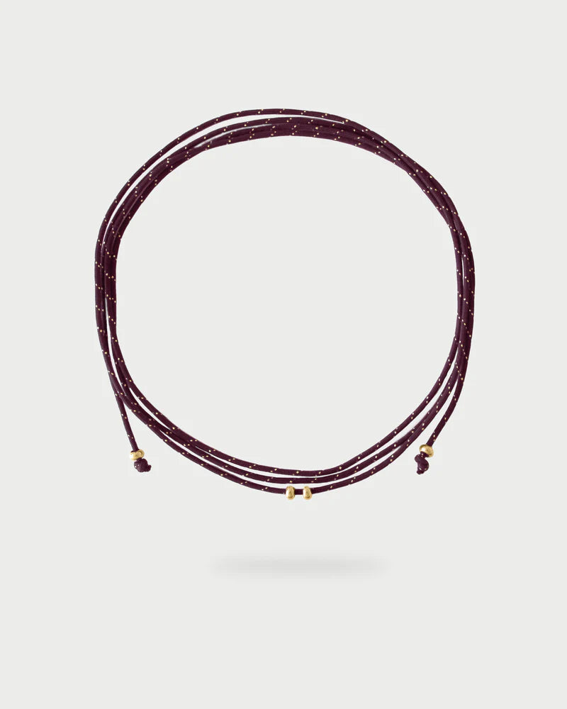 Collana donna Rue des Mille Tessuto Charm Bar CB-GR TS3