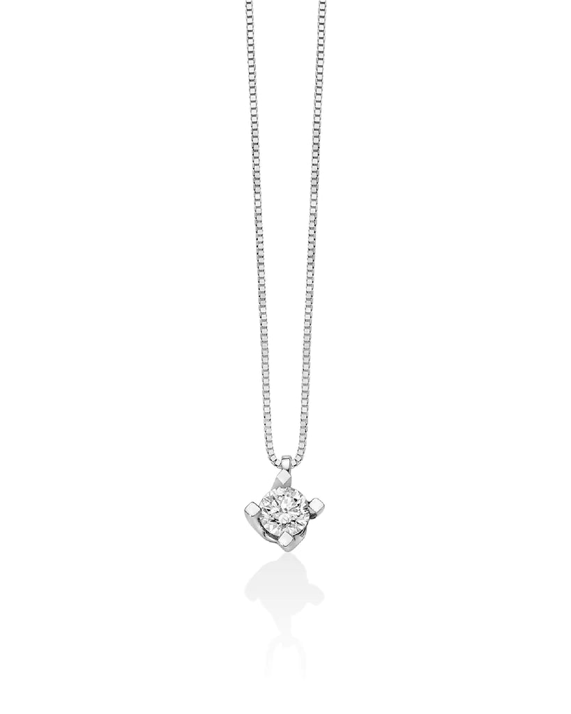 Collana donna Miluna oro 18 Kt con diamante CLD5065-020G7