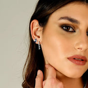 Orecchini donna Amen in Argento 925 Quadricuore EQUSBMBL