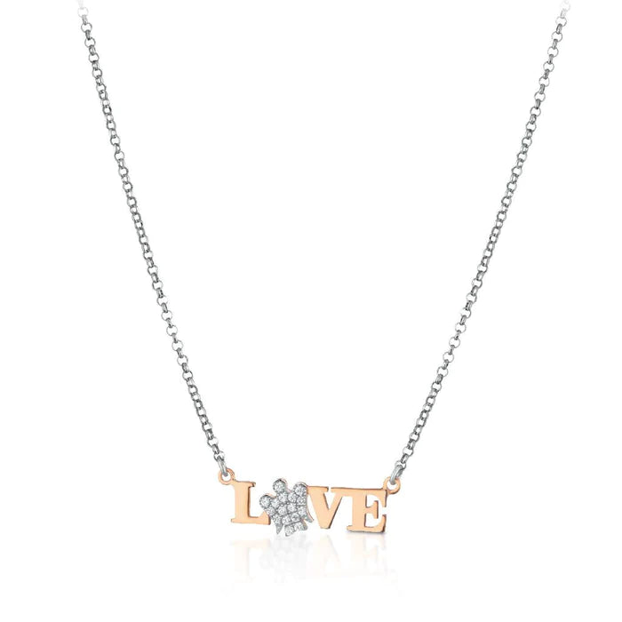 Collana donna Roberto Giannotti in argento LOVE GIA342