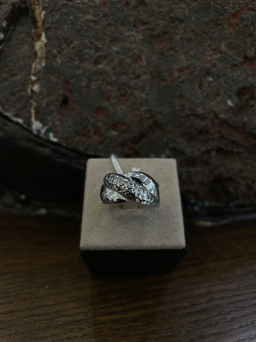 Anello in oro bianco 18 Kt 10566-900-370