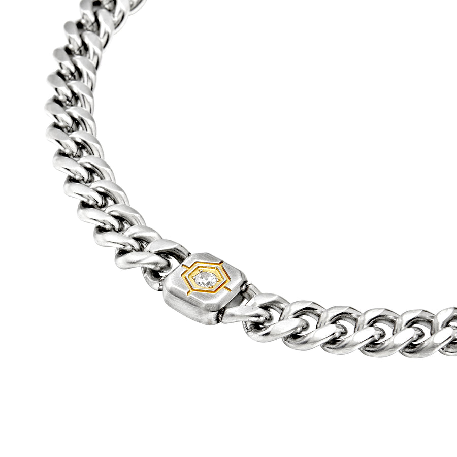 Bracciale uomo Breil in acciaio CROSS ROADS TJ3815