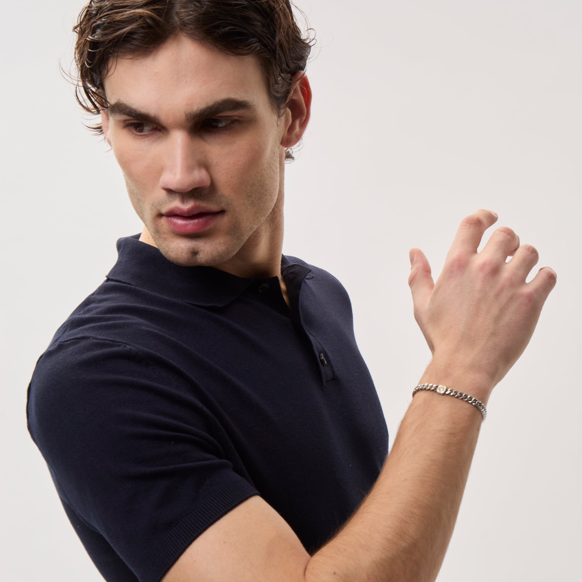 Bracciale uomo Breil in acciaio CROSS ROADS TJ3815