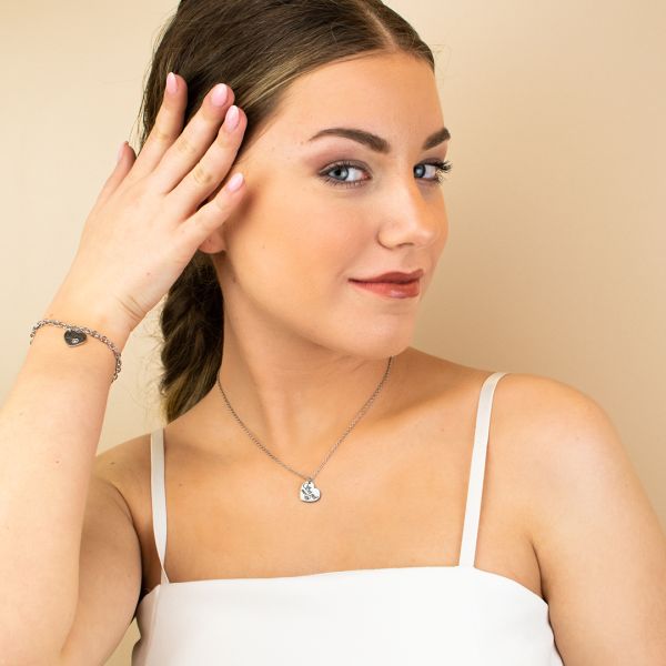 Collana donna Boccadamo Mya catena con cuore MY/GR13