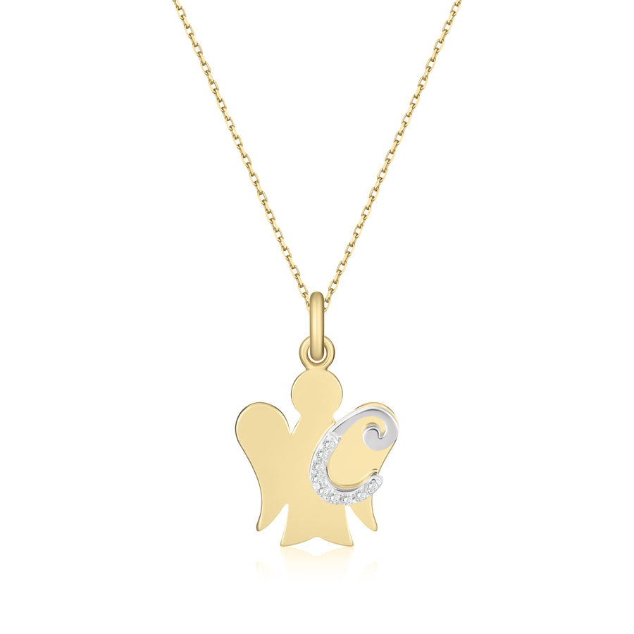 Collana donna Roberto Giannotti in oro 9 Kt e diamanti NKT700