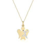 Collana donna Roberto Giannotti in oro 9 Kt e diamanti NKT700