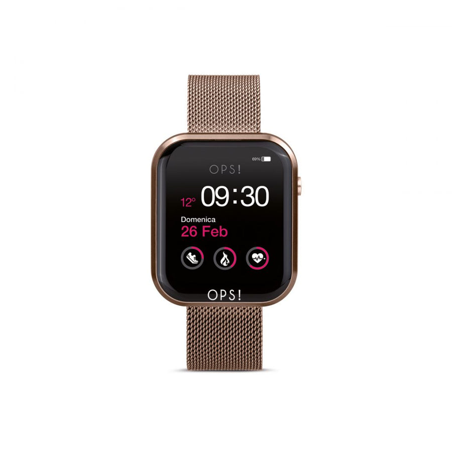 Smartwatch CALL OPS OBJECTS con cinturino in maglia milano OPSSW-17