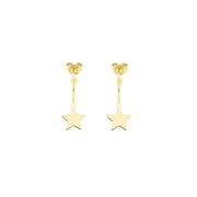 Orecchini donna Rue des Mille cerchio con ciondolo micro Stella