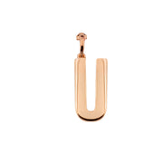 Orecchino donna Rue des Mille in argento Lettera Elettroformata