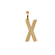 Orecchino donna Rue des Mille in argento Lettera Elettroformata