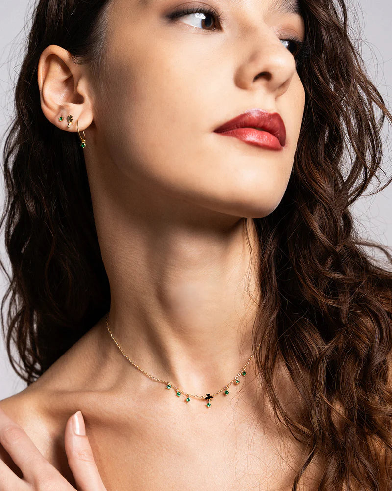 Collana donna Rue des Mille in Argento 925 Essence GRZ-024 M2 QUAD AU