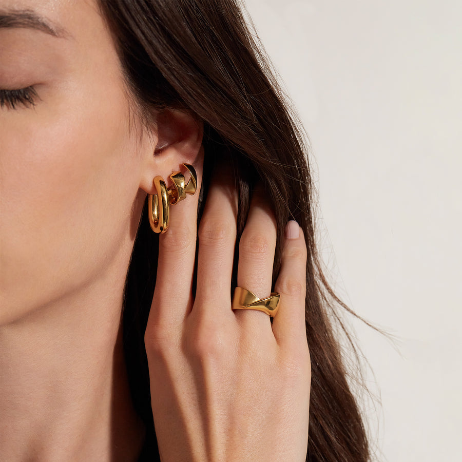 Orecchini donna Breil HOOP in acciaio TJ3527