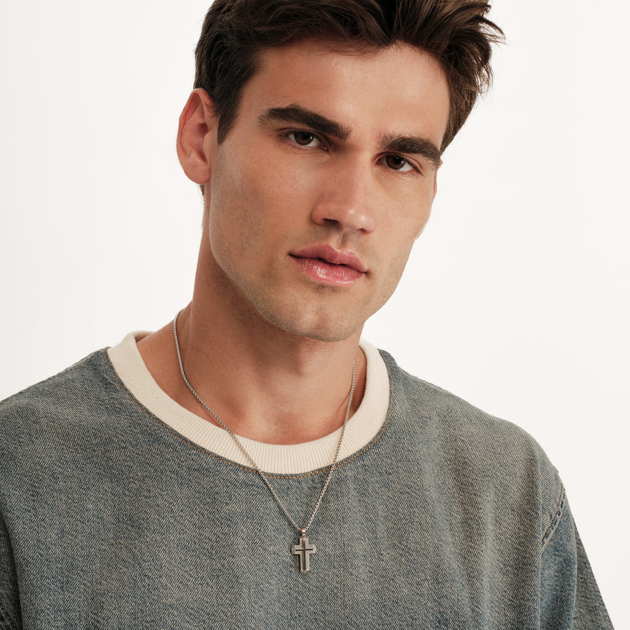 Collana uomo Breil in acciaio Steelcore TJ3971