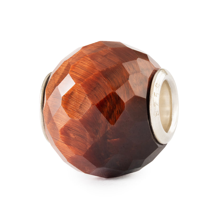 Trollbeads - Occhio di Tigre Rosso Rotondo Sfaccettato TSTBE-00045
