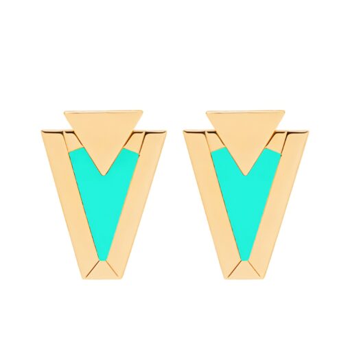 Orecchini donna Valentina Ferragni Studio RHEA AQUA GREEN DVF-OR-PE6