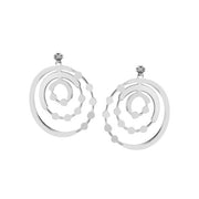 Orecchini donna Boccadamo Orbiter con zirconi e Swarovski XOR296