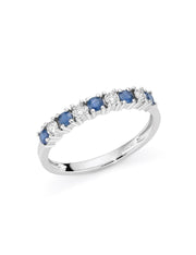 Anello donna Donna Oro in oro 18 Kt con Diamanti e Zaffiri LAZ11355.008