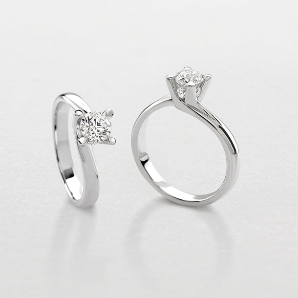 Anello donna Giorgio Visconti in oro e diamante AB16295B