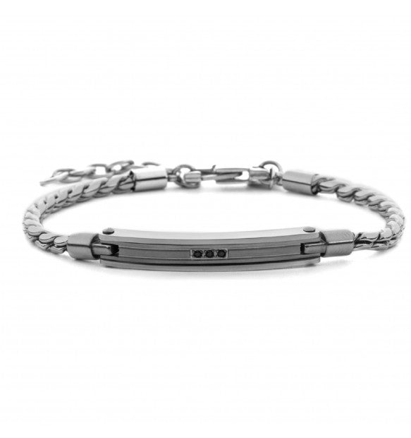 Bracciale uomo 4Us Cesare Paciotti in acciaio 4UBR7554