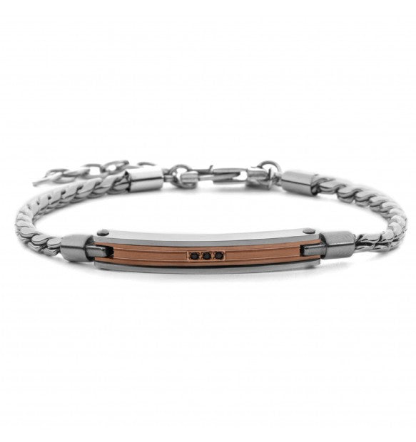 Bracciale uomo 4Us Cesare Paciotti in acciaio 4UBR7555