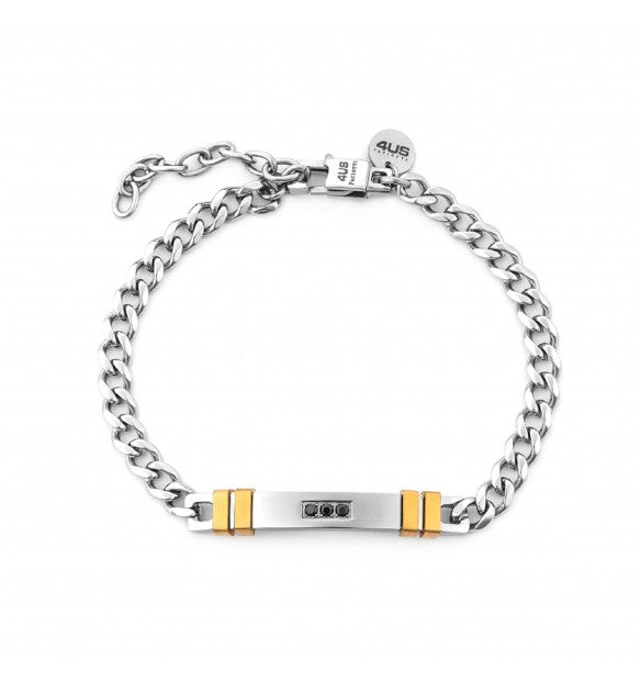 Bracciale uomo 4Us Cesare Paciotti in acciaio 4UBR7557